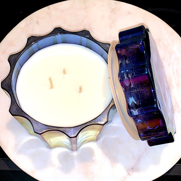 MAISON DE BOUGIES PARFUMEE CANDLE ENCHANTED SWEET CITRUS 12 oz 3 WICK NEW GLASS - Picture 5 of 7